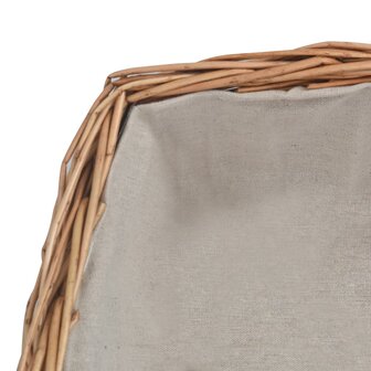 Houtmand met handvat 61,5x46,5x58 cm wilgenhout bruin 6