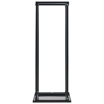 Haardhoutrek met basis 37x37x113 cm staal zwart 3