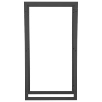 Haardhoutrek 50x28x94 cm staal matzwart 3