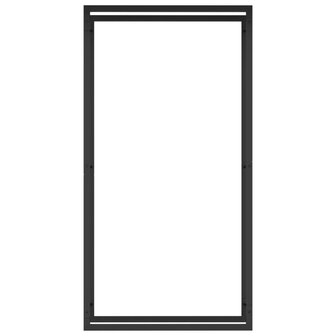 Haardhoutrek 80x28x154 cm staal matzwart 3