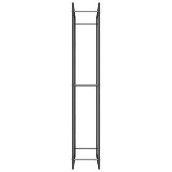 Haardhoutrek 80x28x154 cm staal matzwart 4