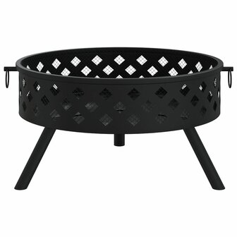 Vuurplaats met pook XXL 58 cm staal 4