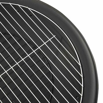 Vuurschaal en barbecue 2-in-1 met pook 56x56x49 cm staal 7