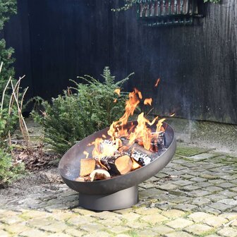 Esschert Design Vuurschaal hellend staal zwart FF402 5