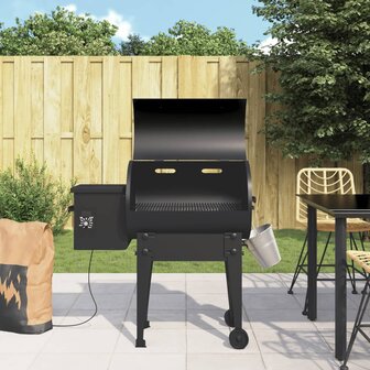 Pelletbarbecue 94 cm ijzer zwart 1