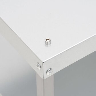 Tafel voor rookoven 40x28x44,5 cm gegalvaniseerd staal 4