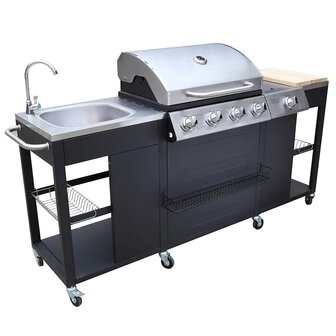 Buitenkeuken met barbecue Montana 4 branders   2