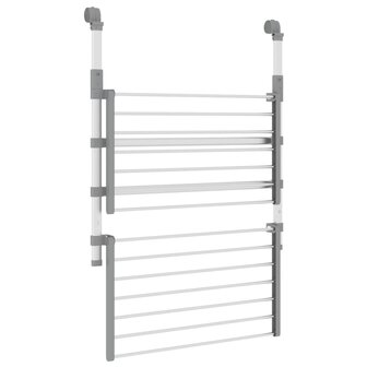 Droogrek voor balkon 54x25x42 cm aluminium 6