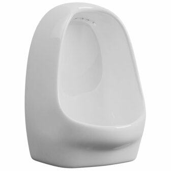 Wandurinoir met spoelklep keramiek wit 5