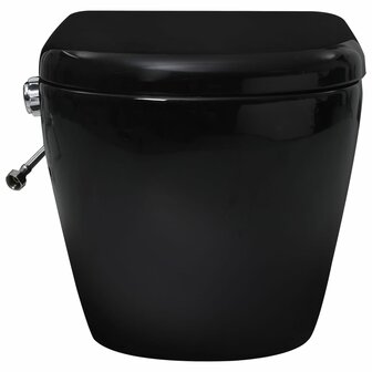 Hangend toilet randloos met verborgen stortbak keramiek wit  6