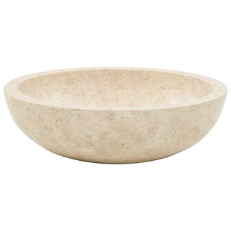 Gootsteen 40x12 cm marmer cr&egrave;me 5
