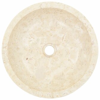 Gootsteen 40x12 cm marmer cr&egrave;me 6