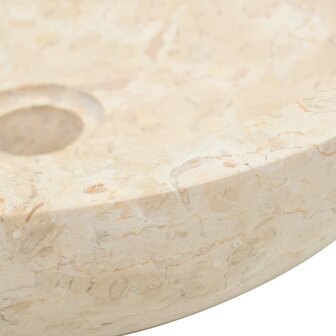 Gootsteen 40x12 cm marmer cr&egrave;me 8