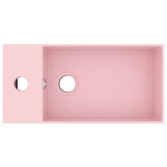 Wastafel met overloop keramiek matroze 3