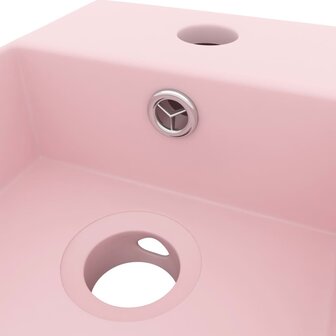 Wastafel met overloop keramiek matroze 5