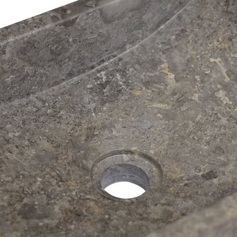 Gootsteen 45x30x12 cm marmer hoogglans grijs  7