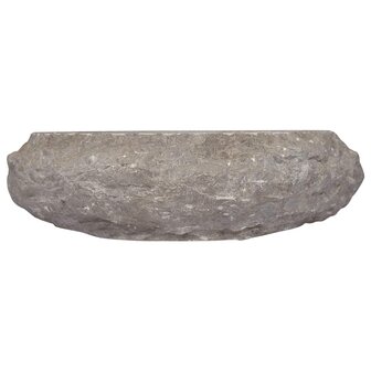 Gootsteen &Oslash;40x12 cm marmer grijs 4