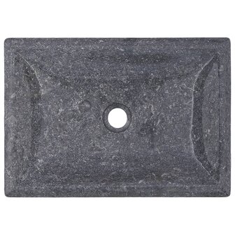 Gootsteen 50x35x10 cm marmer grijs 9