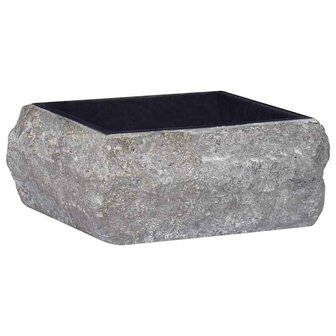 Gootsteen 30x30x13 cm marmer zwart 2