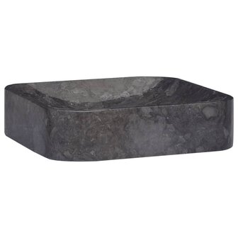Gootsteen 40x40x10 cm marmer zwart 1