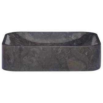 Gootsteen 40x40x10 cm marmer zwart 2