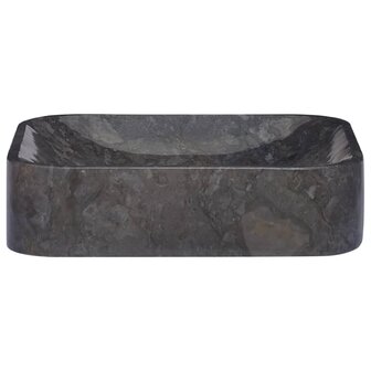 Gootsteen 40x40x10 cm marmer zwart 4