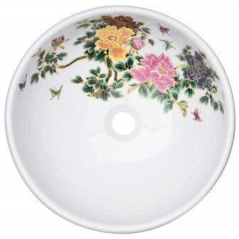 Opzetwasbak rond &Phi;41x14 cm keramiek meerkleurig 4