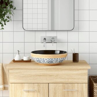 Opzetwasbak rond &Phi;41x14 cm keramiek meerkleurig 1