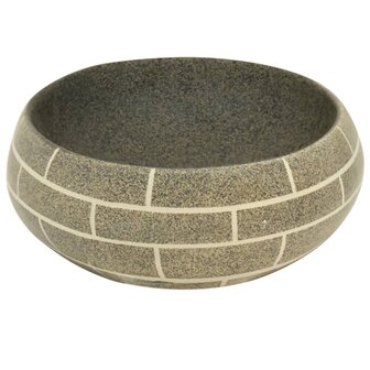 Opzetwasbak ovaal 59x40x15 cm keramiek meerkleurig 5