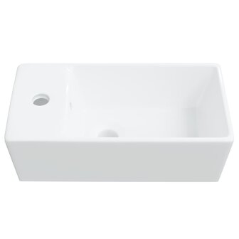   Wasbak 48x25x15 cm keramiek wit 4
