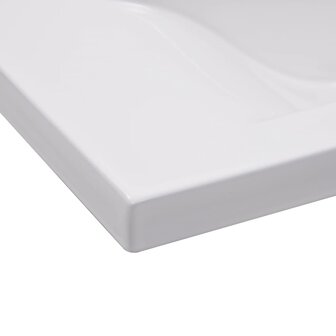 Inbouwwastafel 81x39,5x18,5 cm keramiek wit 5