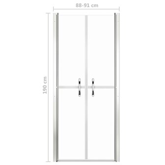 Douchedeur 91x190 cm ESG transparant 5