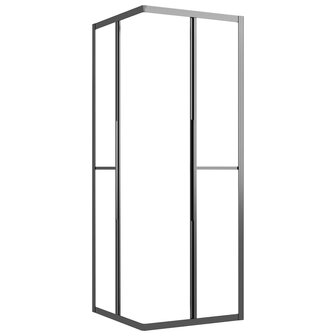 Douchecabine 70x70x180 cm mat ESG zwart 4