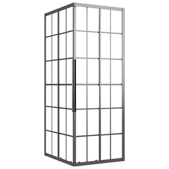 Douchecabine 80x70x180 cm mat ESG zwart 2