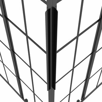 Douchecabine 80x70x180 cm mat ESG zwart 9