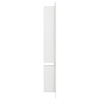 Douchenis met 2 vakken 41x69x9 cm hoogglans wit 3