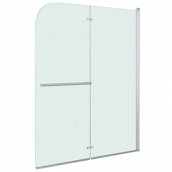 Douchewand inklapbaar 2 panelen 95x140 cm ESG 2