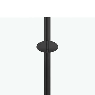 Douche klapwand 120x68x130 cm ESG zwart 6