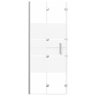 Douchewand inklapbaar 120x140 cm ESG wit 5