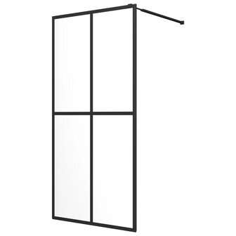 Inloopdouchewand 80x195 cm transparant gehard glas 2