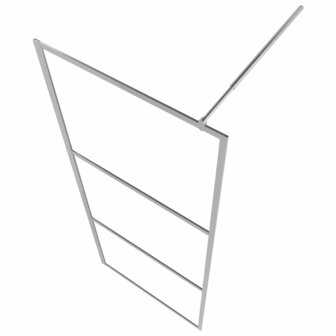 Inloopdouchewand transparant 140x195 cm ESG-glas 4