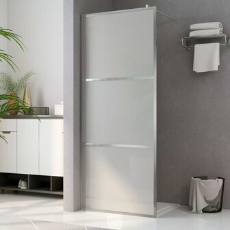 Inloopdouchewand mat 90x195 cm ESG-glas 1