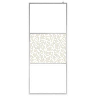 Inloopdouchewand met stenenmotief 80x195 cm ESG-glas 3