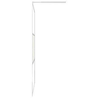 Inloopdouchewand met stenenmotief 80x195 cm ESG-glas 5