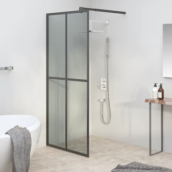 Inloopdouchescherm 80x195 cm donker gehard glas  1