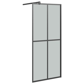 Inloopdouchescherm 80x195 cm donker gehard glas  2