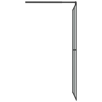 Inloopdouchescherm 80x195 cm donker gehard glas  4