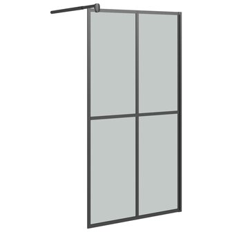 Inloopdouchescherm 100x195 cm donker gehard glas 2