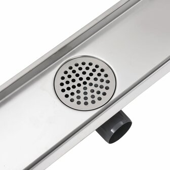 Doucheputje rechthoekig 530x140mm roestvrij staal 6
