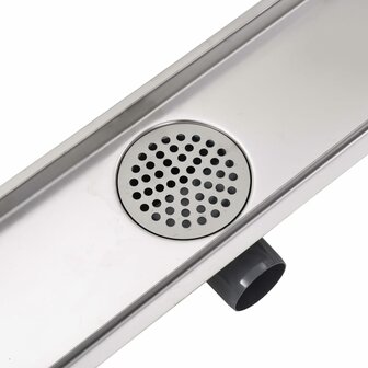 Doucheputje rechthoekig 630x140 mm roestvrij staal 5